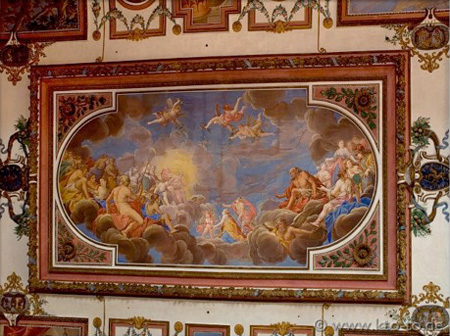 Carpoforo Tencalla, Detail Deckenfresken Haydnsaal